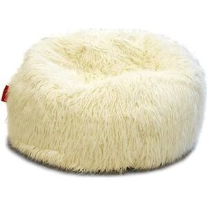 BeanBag Sedací vak Shaggy White