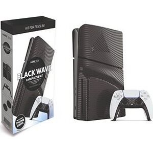 Maxx Tech PS5 Slim Faceplates Kit – Black Wave