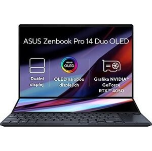 ASUS Zenbook Pro 14 Duo OLED UX8402VU-OLED026WS Tech Black celokovový + 3 mesiace Adobe Creative Clo