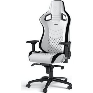 Noblechairs EPIC, biela/čierna