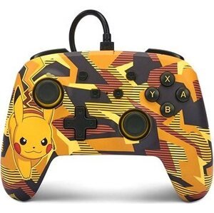 PowerA Enhanced Wired Controller – Nintendo Switch – Camo Storm Pikachu