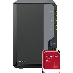 Synology DS224+ 2× 2 TB RED Plus