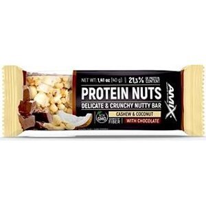 Amix Nutrition Protein Nuts Bar, 40 g, Cashew, Coconut