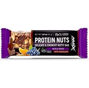 Amix Nutrition Protein Nuts Bar, 40 g, Nuts, Fruits