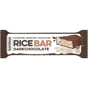 Bombus Rice Bar 18 g, Dark chockolate