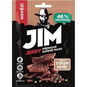 Jim Jerky hovädzie s príchuťou 3 druhy korenia 23 g