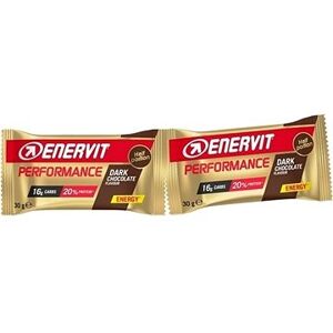 Enervit Performance Bar (30 + 30 g) tmavá čokoláda