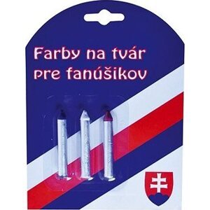 SPORTTEAM® Barvy na obličej SR2, tužky 3ks