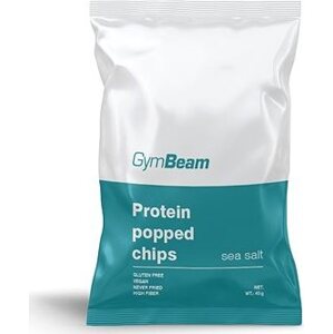 GymBeam Proteínové čipsy 40 g Morská soľ