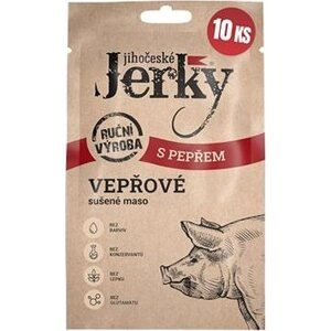 Jihočeské Jerky Bravčové s korením 200 g (10× 20 g)