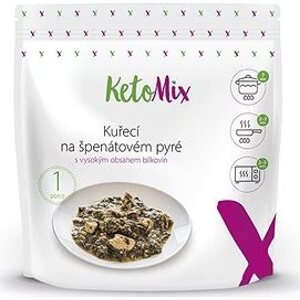 KetoMix Kuracie na špenátovom pyré 250 g