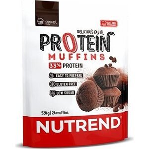 Nutrend Proteín Muffins 520 g Čokoláda