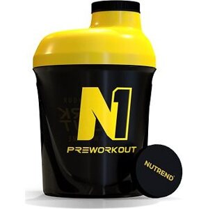 Nutrend shaker 300 ml, čierny N1