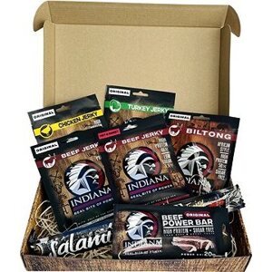 INDIANA Jerky darčeková kazeta 163 g – 7 ks