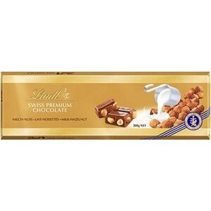 LINDT Swiss Premium Gold Tablet Hazelnut 300 g