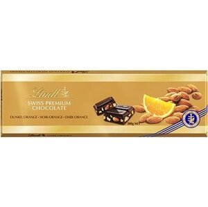 LINDT Dark Orange Almonds Gold 300 g