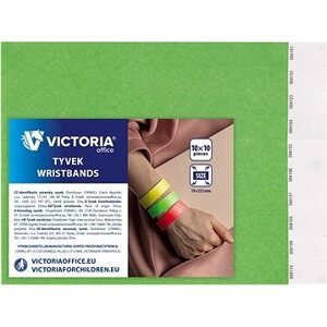 VICTORIA Tyvek® 100 ks, neón zelené