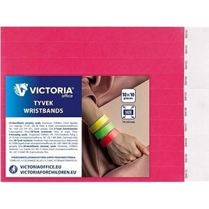 VICTORIA Tyvek® 100 ks, neón ružové