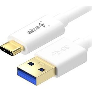 AlzaPower Core USB-A to USB-C 3.2 Gen 1 60W 5Gbp 1m biely