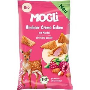 MOGLi BIO plněné malinové taštičky 30 g