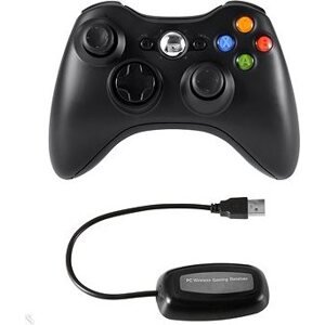 Froggiex Wireless Xbox 360 Controller, čierny