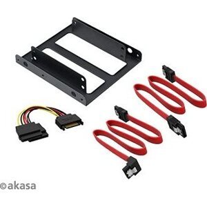 AKASA 2,5" SSD & HDD Adapter with SATA Cables