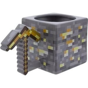 Minecraft – Gold Pickaxe – 3D hrnček