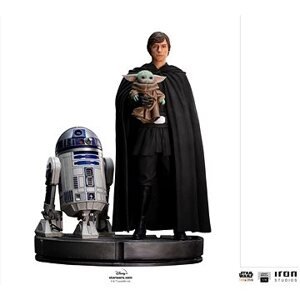 Star Wars – The Mandalorian – Luke Skywalker, R2-D2 and Grogu – Legacy Replica 1/4