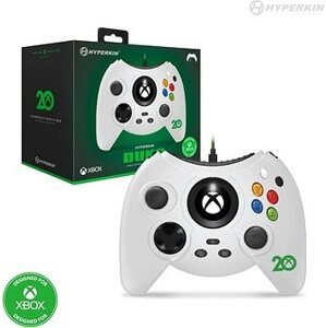 Hyperkin Duke Wired Controller for Xbox Series|One/Windows 11|10 (Xbox 20th Ann.LE) (White) Official