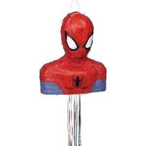 Piňata Spiderman – 42 × 35 × 14,5 cm ťahacia