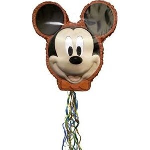 Piňata Myšiak Mickey Mouse – 51 × 46,5 × 8 cm – ťahacia