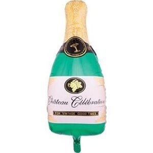 Balónek fóliová fľaša šampanského – champagne – Silvestr – Happy New Year – 84 cm