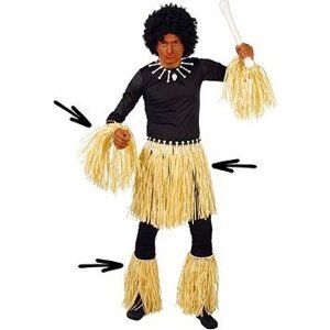 Kostým Zulu – Afro Sada – Unisex – Hawaii