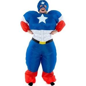 Nafukovací kostým pre dospelých Captain America