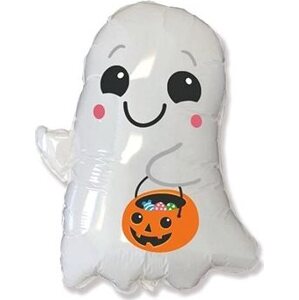 Fóliový balónik duch s dyňou – Halloween – 90 cm