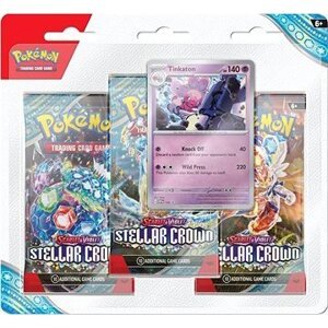 Pokémon TCG: SV07 Stellar Crown – 3 Blister Booster