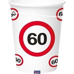 Tégliky dopravná značka 60, 350ml 8ks/bal