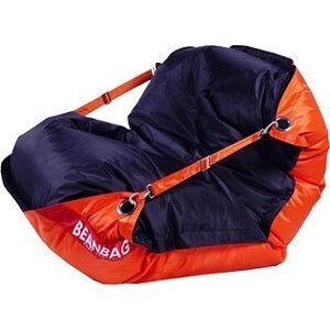 BeanBag Sedacie vrece 189 × 140 duo orange – black