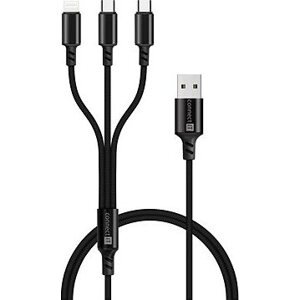 CONNECT IT Wirez 3 v 1, 2× USB-C, 1× Lightning