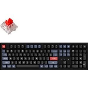 Keychron K10 Pro White Backlight Red Switch – Black – US