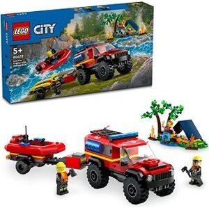 LEGO® City 60412 Hasičské auto 4x4 a záchranný čln