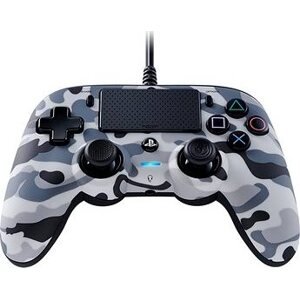 Nacon Wired Compact Controller PS4 – sivá kamufláž