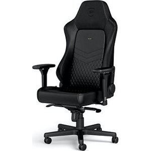 Noblechairs HERO Genuine leather, čierna/čierna