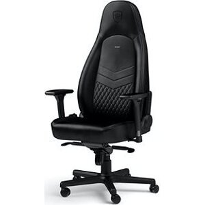 Noblechairs ICON Genuine leather, čierna/čierna