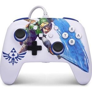 PowerA Enhanced Wired Controller for Nintendo Switch – Master Sword Attack