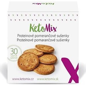 KETOMIX Proteínové pomarančové sušienky (30 sušienok)