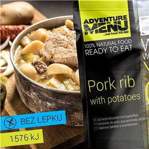 AdventureMenu - Bravčové rebierko so zemiakmi