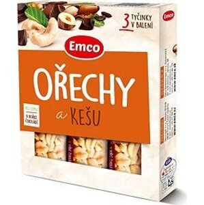 Emco Tyčinka s orechmi a kešu 3 × 35 g