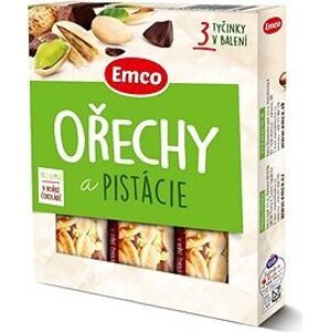 Emco Tyčinka s orechmi a pistáciou 3 × 35g