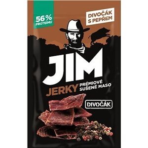 JIM JERKY diviak s korením 23 g